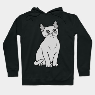 Russian Blue Cat Hoodie